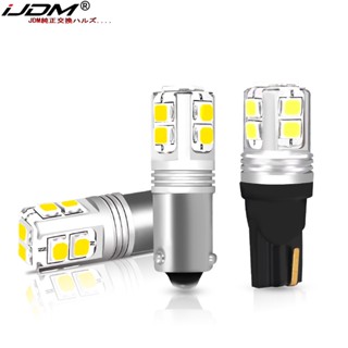 Ijdm ไฟ LED T10 W5W BA9S BAX9S BAY9S H21W 12V-32V สําหรับติดป้ายทะเบียนรถยนต์ รถบรรทุก