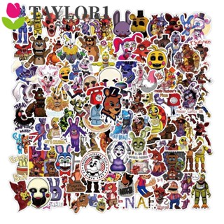 TAYLOR1 50Pcs DIY Scrapbooking Childrens Gift Graffiti Decals Five Nights At Freddy Sticker DIY Phone Case Diary Decor Computer Diary Label PVC Album Decorative Stationery Sticker