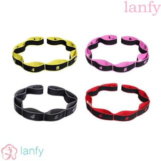 Lanfy สายรัดดึงโยคะ มืออาชีพ หลายลูป ยิมนาสติก อุปกรณ์ออกกําลังกาย อุปกรณ์ฟิตเนส โยคะ เข็มขัด ยืด เชือกดึง เชือกต้านทาน