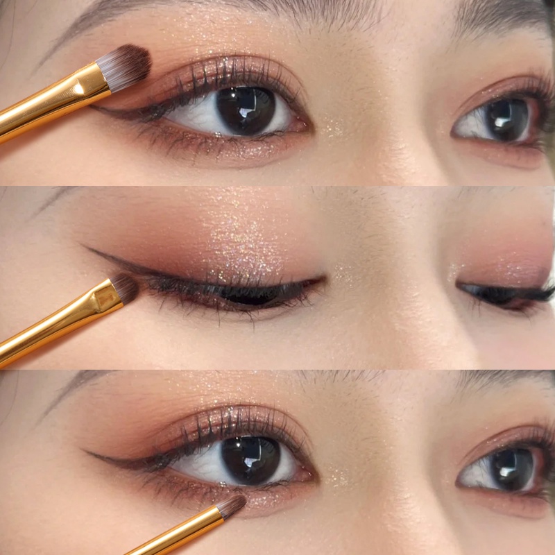 แปรงแต่งหน้า แปรงไฮไลท์ แปรงจมูก แบบพกพา แฟชั่นสตรี - รูปที่ 2