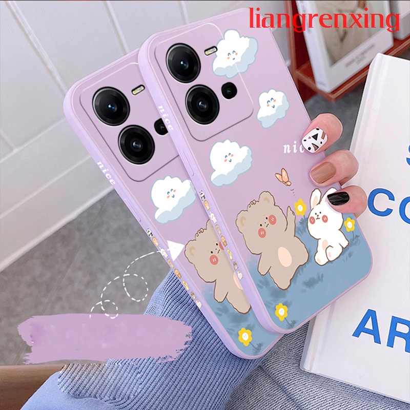 เคส VIVO V25 VIVO V25E VIVO V25 PRO 5G เคสโทรศัพท์มือถือ ซิลิโคนนิ่ม กันกระแทก สําหรับ VIVO V25 VIVO V25E VIVO V25 PRO 5G YTXX01 น่ารัก ลายการ์ตูน กันกระแทก