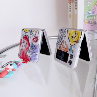 【Fold Imd】เคสโทรศัพท์มือถือ TPU นิ่ม กันกระแทก ลายการ์ตูนน่ารัก สําหรับ SAMSUNG Z Flip3 Flip4