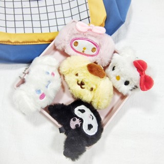 พวงกุญแจ จี้ตุ๊กตา Kawaii Sanrio Mymelody Kuromi Cinnamoroll เหมาะกับของขวัญคริสต์มาส สําหรับตกแต่งบ้าน กระเป๋านักเรียน