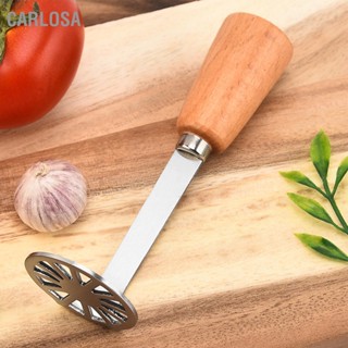 CARLOSA Potato Masher 304 Stainless Steel Smasher ครัว เครื่องมือ เครื่องบดโลหะสำหรับถั่วมันฝรั่ง