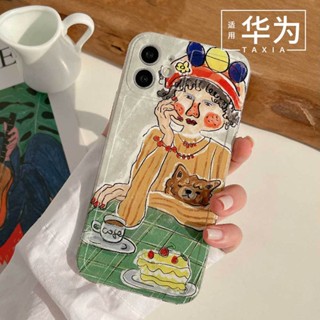 เคสป้องกันโทรศัพท์มือถือ ลายศิลปะนามธรรม สําหรับ Huawei G5xe mate40 30 nova8se 30pro