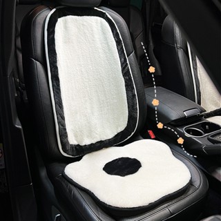 Winter Car Cushion Plush Warm and Comfortable Car Seat Cushion Ins Internet Celebrity Car Cushion Four Seasons Universal Car seat decorative pad car interior accessories