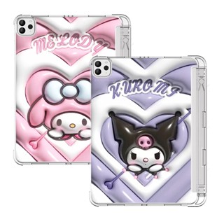 SANRIO เคส TPU ลายการ์ตูนซานริโอ้ พร้อมช่องใส่ปากกา สําหรับ iPad pro11 Air 2Gen9 10.2 Air 4 10.9 gen5 gen6 9.7 gen7 gen8 Gen9 10.2 Air4 Air5 10.9 pro11 2018 2020