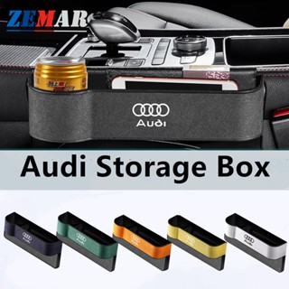 กล่องเก็บของ หนังกลับ สําหรับ Audi A3 8l A1 Q5 TT mk2 A5 A4 B7 B8 B5 A6 C7 C6 Q7 Q3 Q2 E-tron