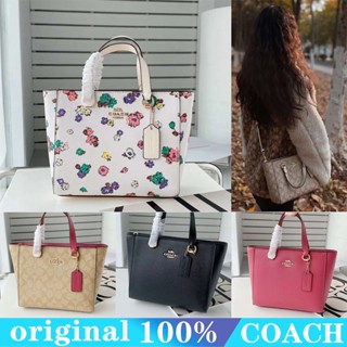 COACH CA224 CA228 CA613 AliCE กระเป๋าสะพายผู้หญิง/กระเป๋าหนังวัว/แฟชั่นคลาสสิก // ช่องซิปปิด