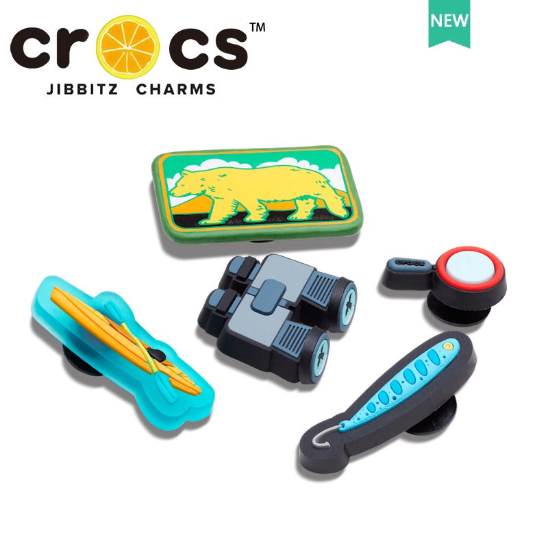 JIBBITZ cross charms ตัวติดรองเท้า กล้องโทรทรรศน์ ตัวติดรองเท้า cross