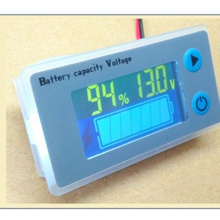 Universal 10-100V LCD รถกรดตะกั่วลิเธียมแบตเตอรี่ตัวบ่งชี้ความจุ Digital Voltmeter เครื่องทดสอบแรงดันไฟฟ้า Monitor JS-C33