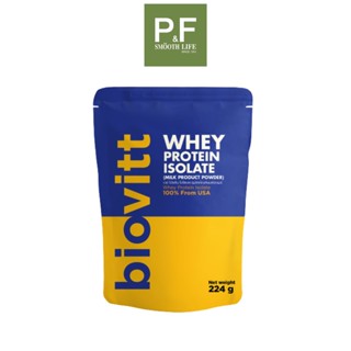 Biovitt Whey Protein Isolate 224 g. ไบโอวิต เวย์โปรตีน รสออริจินอล ขนาด 224 กรัม