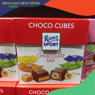 Ritter sport choco cubes 1 กล่อง น สินค้าจากเยอรมัน