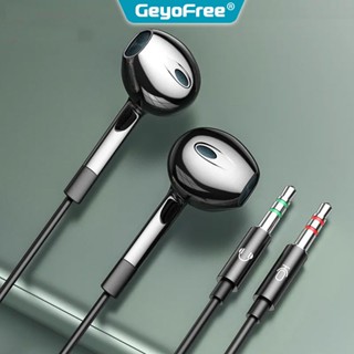 Geyofree langsdom ชุดหูฟังเล่นเกม แบบใช้สาย 3.5 มม. พร้อมไมโครโฟน สําหรับคอมพิวเตอร์ โทรศัพท์มือถือ V6