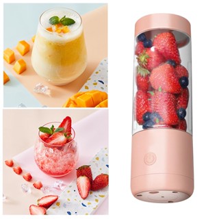 Computer Ac.lr เครื่องปั่นอเนกประสงค์แบบพกพาความเร็วสูงหมุนอเนกประสงค์ USB Electric Juicer for Home Travel 400ml