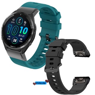 สําหรับ Garmin Forerunner 965 สายนาฬิกาข้อมือสมาร์ทวอทช์ ซิลิโคนนิ่ม สายนาฬิกาสมาร์ทวอทช์ กันน้ํา