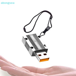 Abongsea อะแดปเตอร์เชื่อมต่อ โลหะผสมสังกะสี 120W Usb Type C Otg 10Gbps Usb Male to Usb-C Female สําหรับโทรศัพท์ Ipad Macbook Adaptador Usb A Tipo C Nice