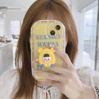 เคสโทรศัพท์มือถือ กันลื่น ลายเด็กผู้หญิงน่ารัก พร้อมที่ตั้งวาง สําหรับ iPhone 14Pro max 14ProiPhone 14 iPhone13 Pro iPhone 13Pro max iPhone12 Pro 11 Airpods 1 2 Pro 3