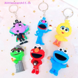 Alittlesearch11 พวงกุญแจ จี้ฟิกเกอร์อนิเมะ Sesame Street สําหรับแขวนกระเป๋าเป้สะพายหลัง กระเป๋านักเรียน 1 ชิ้น