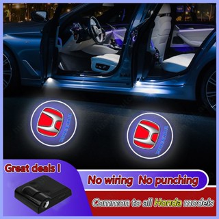 ไฟโปรเจคเตอร์เลเซอร์ LED HD สําหรับติดประตูรถยนต์ Honda