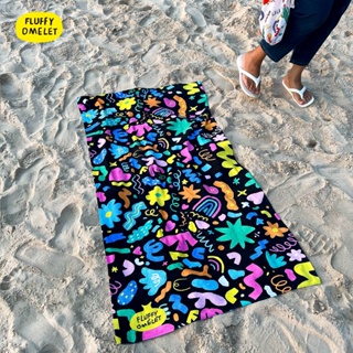 ผ้าเช็ดตัวและชุดคลุมอาบน้ำ BLACK CONFETTI SUMMER TOWEL