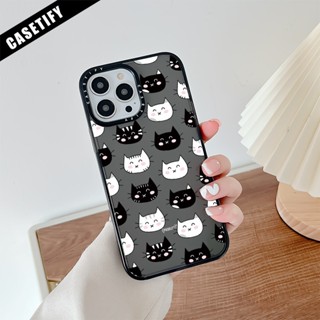 เคสโทรศัพท์มือถือ ซิลิโคนนิ่ม ใส กันกระแทก ลายการ์ตูนแมวน่ารัก สําหรับ iPhone 11 14 Pro Max 12 13 Mini XS X XR SE 2020 7 8 Plus Cover 6 6S