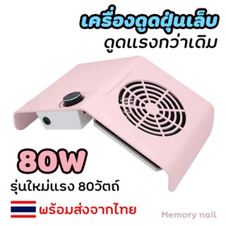 (เครื่องดูดฝุ่น รุ่น 858-2 ) รุ่นใหม่ แรง80W พัดลมดูดฝุ่นเล็บ เครื่องใหญ่ เครื่องดูดฝุ่นเล็บ วัสดุแข็งแรงทนทาน และสวย