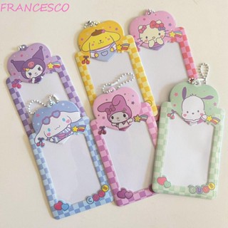 Francesco กระเป๋าใส่บัตรเครดิต ลายการ์ตูน Hello Kitty น่ารัก แบบพกพา