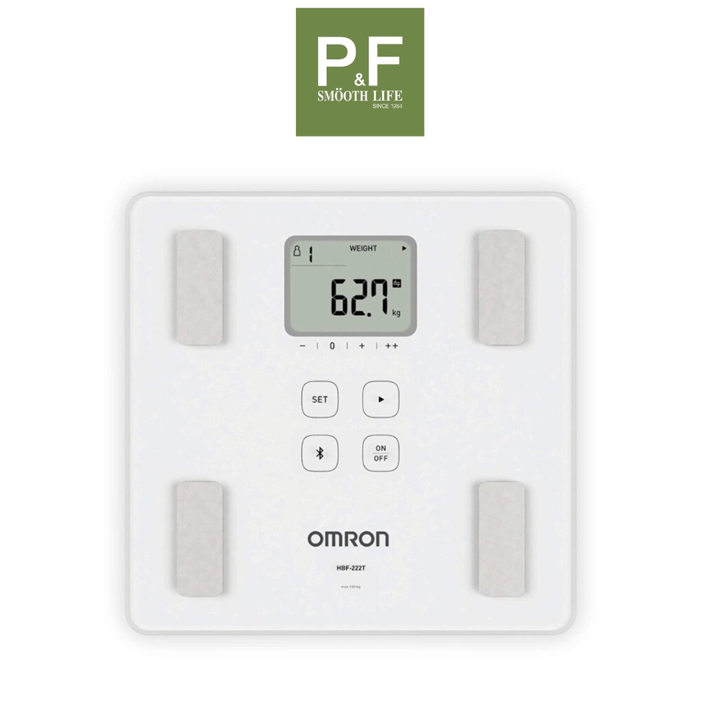 Omron HBF-222T Complete Digital Body Composition เครื่องวัดดัชนีมวลกายออมรอน รุ่น HBF-222T By Mac Mo