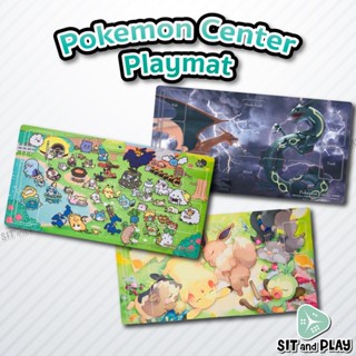 Pokemon Center - Playmat แผ่นรองเล่น การ์ดเกมโปเกมอน ลิขสิทธิ์แท้ 100% (นำเข้าจากญี่ปุ่น)