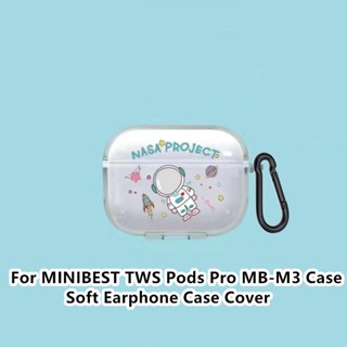 【คุณภาพสูง】เคสหูฟัง แบบนิ่ม ลายการ์ตูนมินิมอล สําหรับ MINIBEST TWS Pods Pro MB-M3 MINIBEST TWS Pods Pro MB-M3