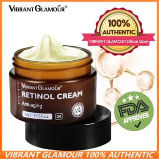 【FDA 】VIBRANT Glamour ครีมคอลลาเจนไวท์เทนนิ่ง ลดเลือนริ้วรอย กระชับผิวหน้า ลดจุดด่างดํา ขนาด 30 กรัม