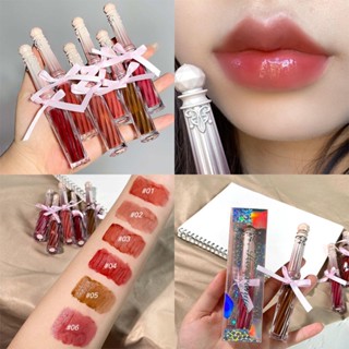 [ Herorangei ] Beautify Lips เครื่องสําอาง / ชุ่มชื้น แห้งเร็ว ลิปกลอส / ริบบิ้นผีเสื้อ ลิปกลอส / ลิปกลอส กระจก น้ํา / ลิปกลอส กันน้ํา ติดทนนาน /