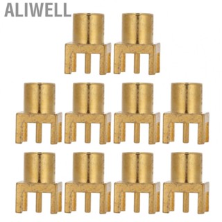 Aliwell 10PCS MCX Socket PCB Soldering Board End Jacks 4 Pin Female Connector OFC