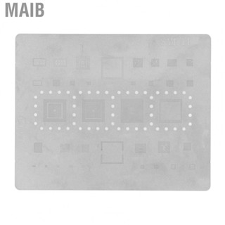 Maib CPU Reballing Stencil  Precise Positioning Fast Tin Planting High Temperature Resistant Rustproof BGA Reballing Template Stainless Steel  for A10 To A70 Series