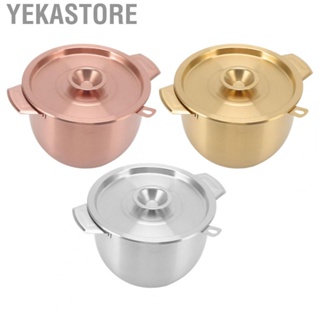 Yekastore Stainless Steel Oil Storage Tank 2.8L Oil Filter Pot  Grade Non Stick Rustproof Non Slip with Lid for Cooking Oil