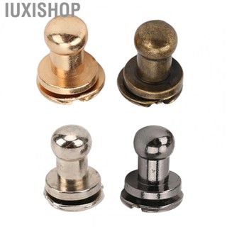 Iuxishop Button Stud  Round Head High Hardness 200 Sets Chicago Screws  for Leather