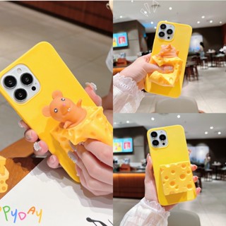 เคสโทรศัพท์มือถือ ลายหนูชีส คลายเครียด สําหรับ VIVO V5 Plus V11 PRO X30 X50 X70 X60 V20 PRO V23 PRO V23E Y9S V17 S1 PRO