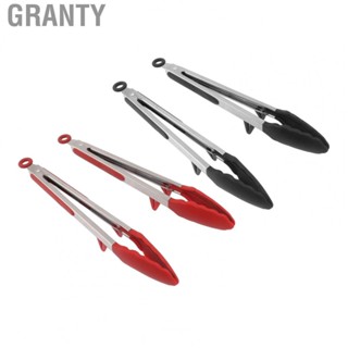 Granty Kitchen  Tongs Set  Kitchen Tongs Silicone Heads Locking  12 Inch  for BBQ