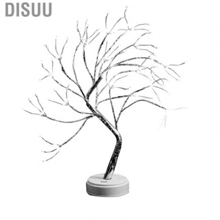 Disuu Tree Lamp  Table Decor Lamp Two Power Supply Modes PC 108 LEDs Pearl Design  for Bedroom