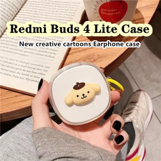 【ส่วนลด】เคสหูฟัง แบบนิ่ม ลายการ์ตูนหมี และกระต่าย สําหรับ Redmi Buds 4 Lite Redmi Buds 4 Lite