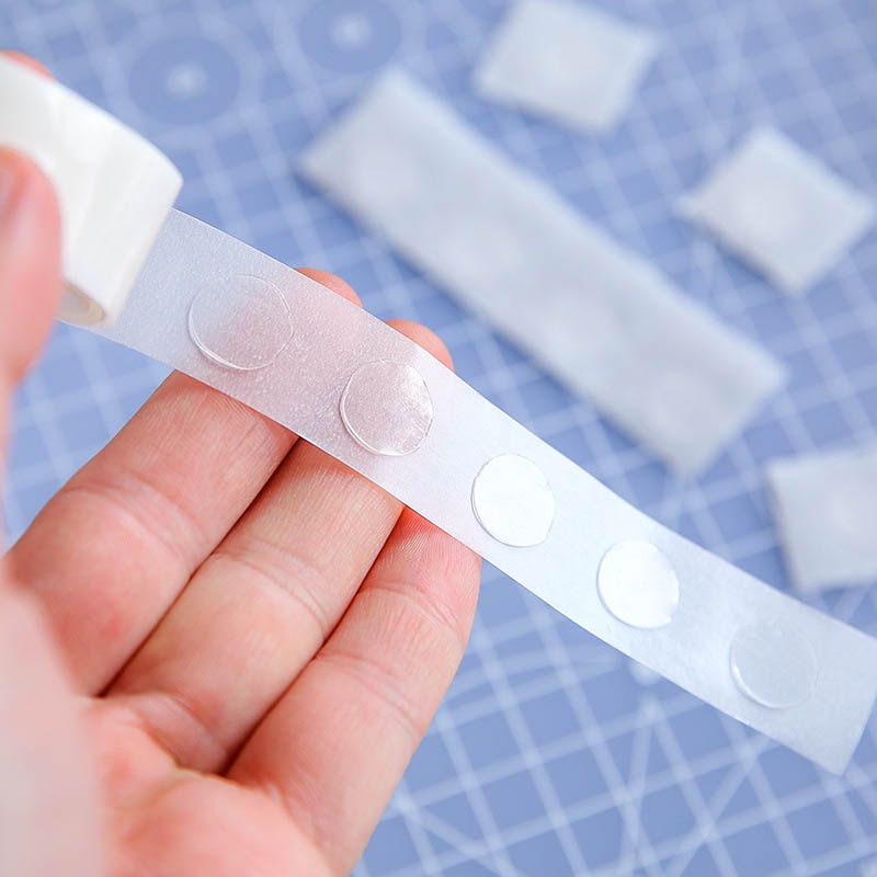 เทปกาวเรซิ่น ลายจุด สองด้าน อุปกรณ์เสริม สําหรับตกแต่ง DIY 100 ชิ้น ราคา ถูกที่สุด ดีลบีเคเค แกลเลอรีภาพที่ 2