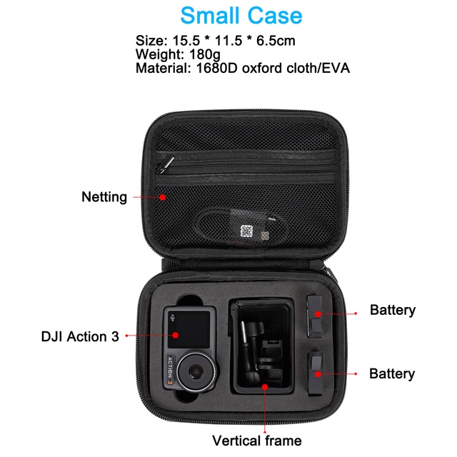 กระเป๋าเคสแข็ง สําหรับกล้อง DJI Osmo Action 3/4 DJI Action 3/4