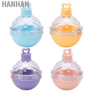 Hanhan 4 PCS Ice Hockey Mold Innovative Large Round Ball Ice Mold Spherical Ice Tray