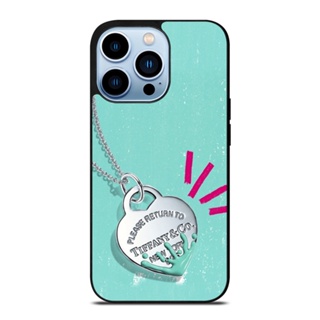 Tiffany and Co เคสโทรศัพท์มือถือโลหะ กันกระแทก ลายหัวใจ สําหรับ IPhone 14 Plus 13 Pro Max 12 Mini X