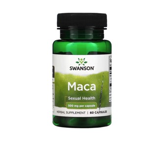 [ มาคา ]  Swanson, Maca (500 mg) x 60 แคปซูล