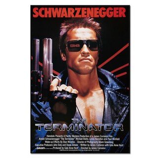 โปสเตอร์หนัง The Terminator Tarnold Schwarzenegger สําหรับตกแต่งผนังบ้าน 0723