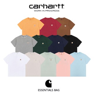 เสื้อยืด พิมพ์ลาย Carhartt WIP มีกระเป๋าด้านข้าง สไตล์ญี่ปุ่น โตเกียว คลาสสิก