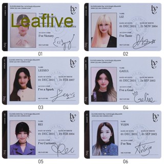 Leaflive Kpop IVE (PO ID Card) อัลบั้ม IVE - 1st Single [ELEVEN] โปสการ์ด พรีออเดอร์