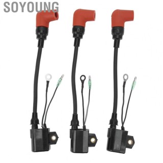 Soyoung Outboard Ignition Coil  663‑82370‑01 High Intensity Spark 3 Pcs Perfect Fit 697‑85570‑00  for Outboard